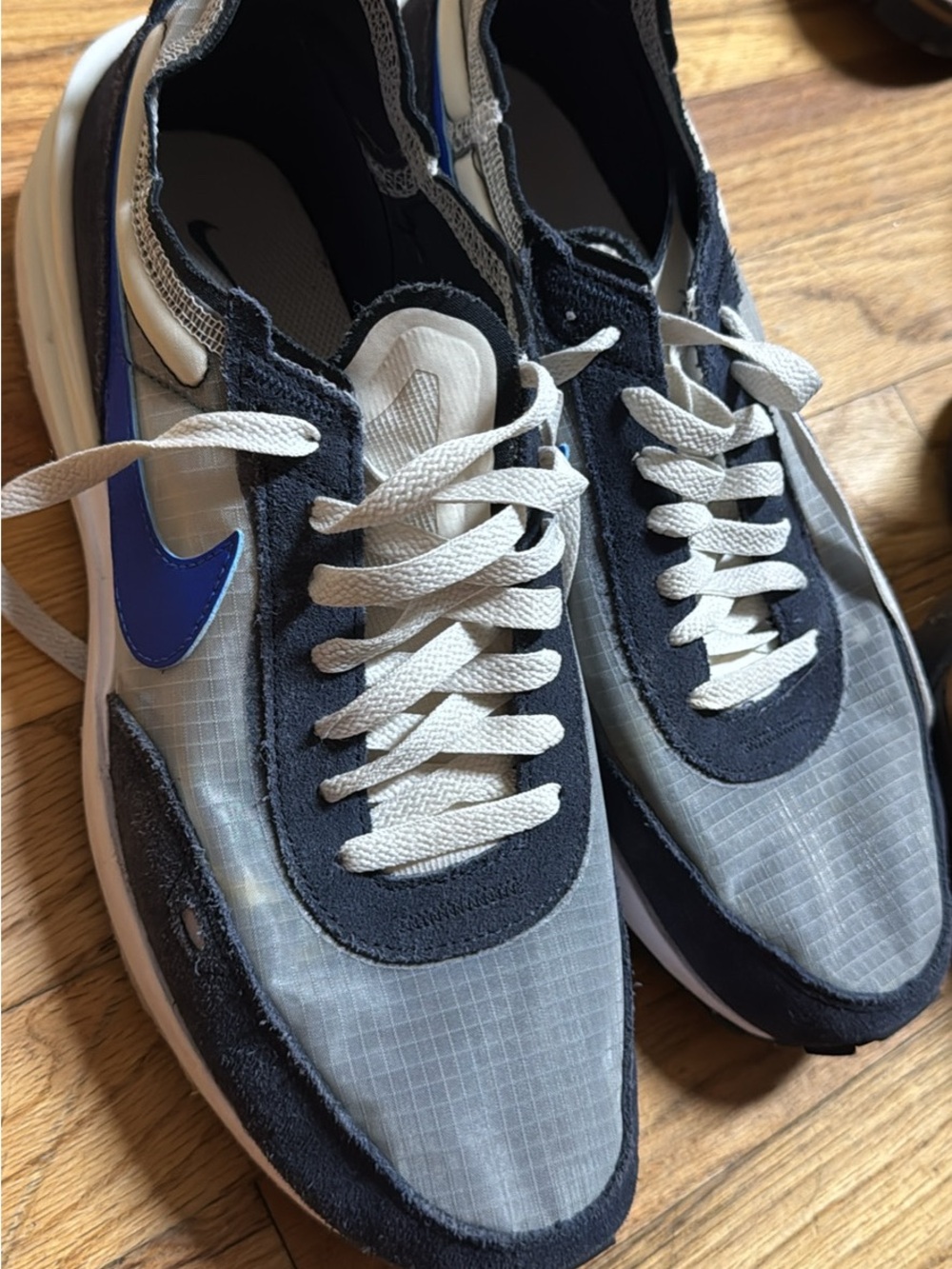 Nike Men's Sneakers in Blue, Black & White